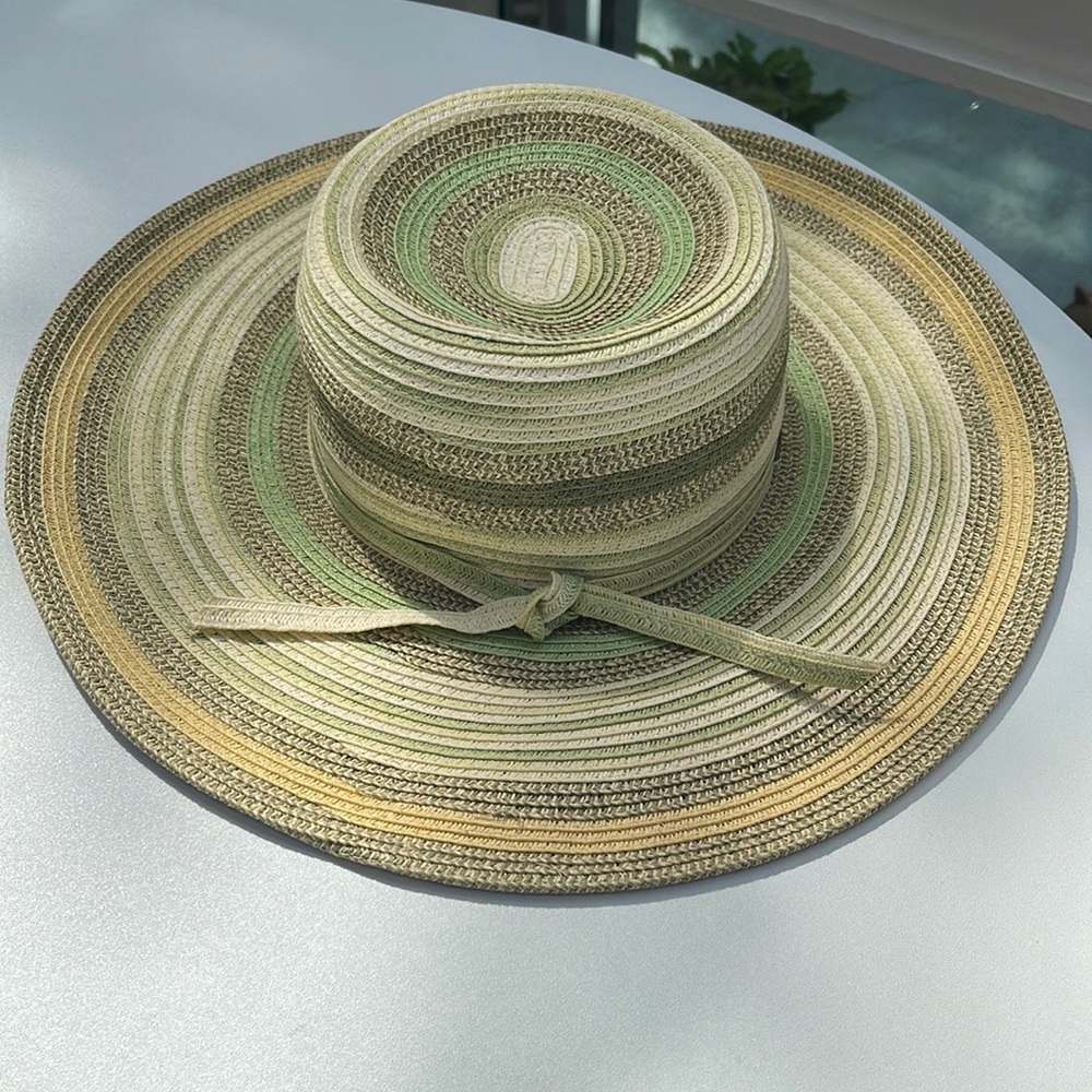 Scala Wide Rim Paper Hat - Picture 7 of 14